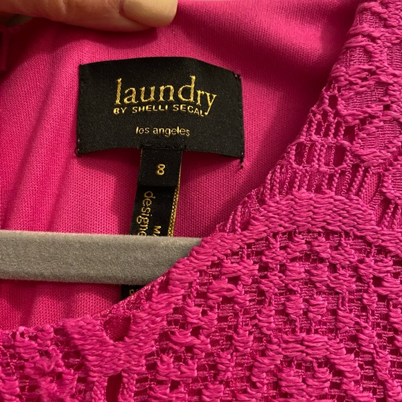 Laundry by Shelli Segal hot pink dress - Picture 2 of 4